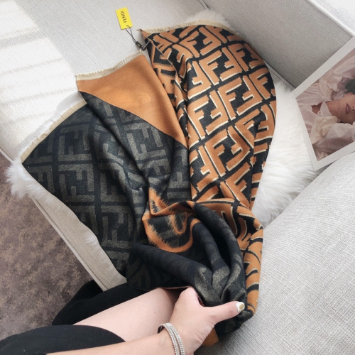 FENDI【2 Color】Winter Scarves Size: 180*65CM Optional Box