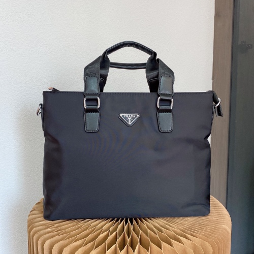 PRADA Briefcase Waterproof Cloth Material Size: 38*28CM Top Quality No Box xyz21092287