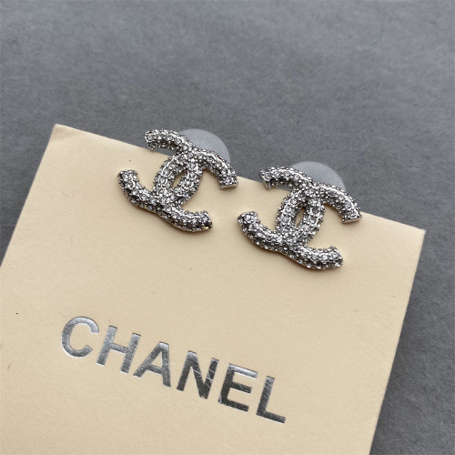CHANEL Stud Earrings Optional Box