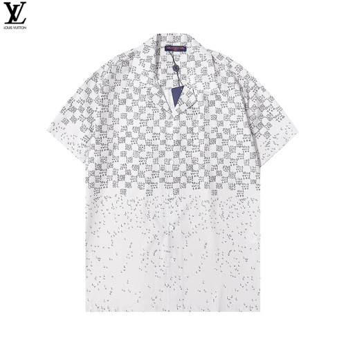 LV Short Sleeved Shirts Asian Size: M-3XL