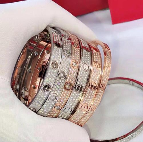 Cartier【12 Styles】Bracelet Optional Box High Quality【Wide Size: 6MM Narrow Size: 4MM​】