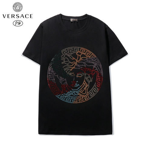 VERSACE Embroidery T-shirt Asian Size: M-2XL