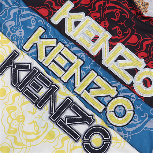 KENZO Embroidery T-shirts Asian Size: S-2XL