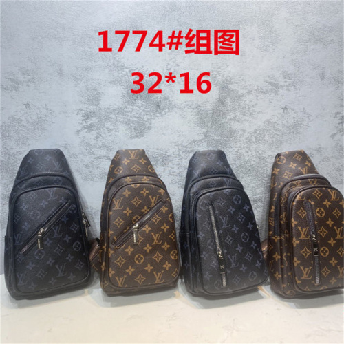 LV Chest Bag Optional Gift Box Size: 32*16CM