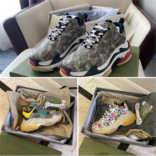Gucci x Balenciaga Triple’S Fashion Shoes Top Quality With Box
