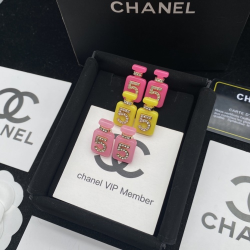 CHANEL Stud Earrings Optional Box