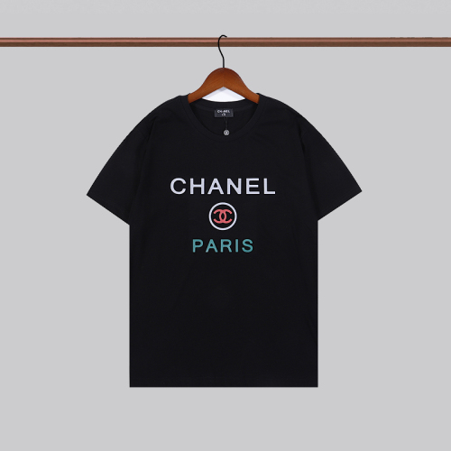 CHANEL 3D Embossing Print T-shirts Size S-2XL