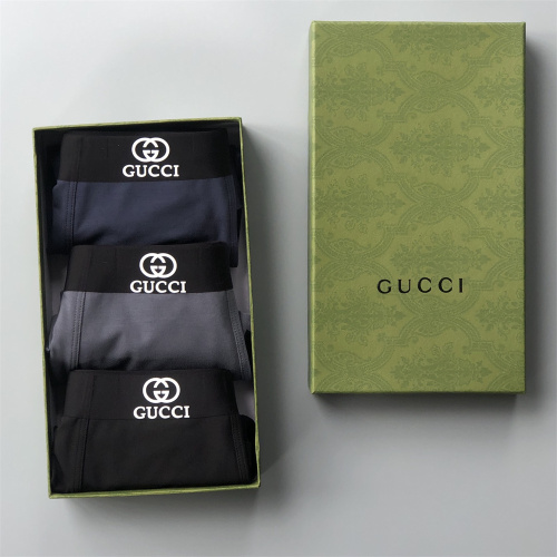 【3pcs Boxer】GUCCI Underpants Asian Size: L-3XL