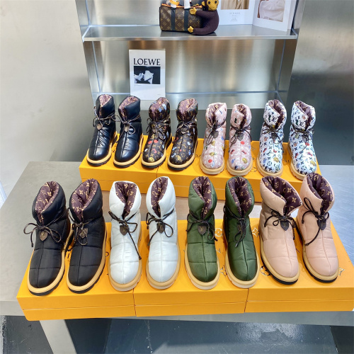 US【5-8.5】LV Women's Snow Boots With Box