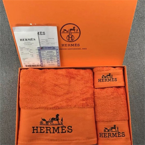 HERMES【6 Color】Bath Towel Set High Quality With Box