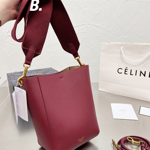 【Cowhide】CELINE【7 Color】Bucket Bag With Gift Box Size: 26*17CM
