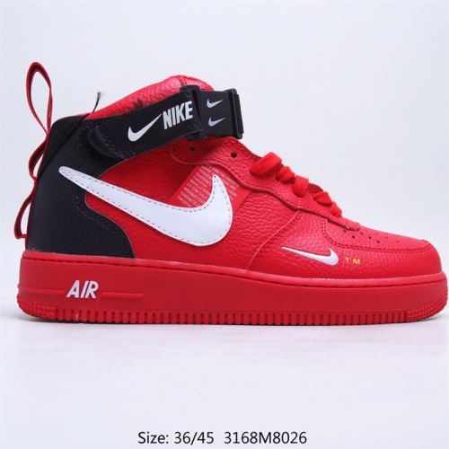 【TM】8 Color Air Force 1 Mid Size: 36-45 With Box
