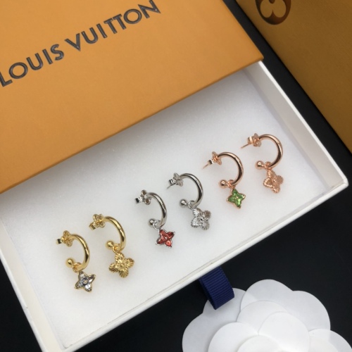 LV Stud Earrings Optional Box
