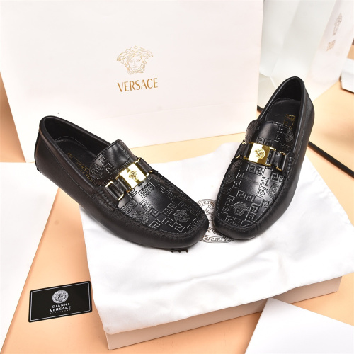 US【6-10】VERSACE【4 Textures】Moccasin Top Quality With Box