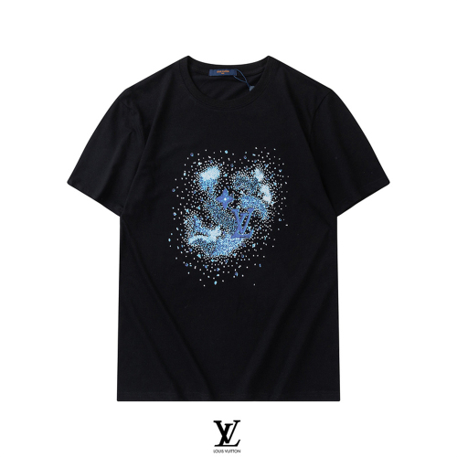 LV Print T-shirts Asian Size: S-2XL