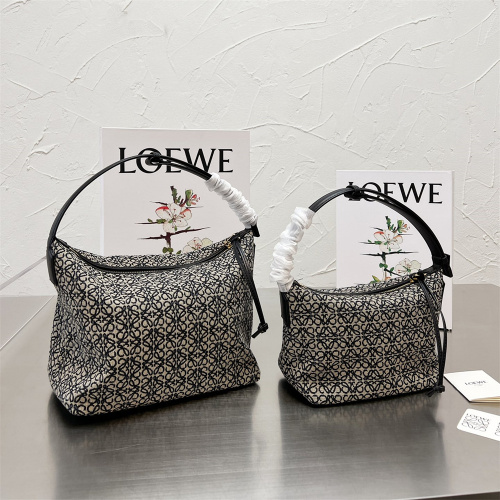 Loewe Anagram Cubi Hobo With Box Size: 34*21/21*17CM