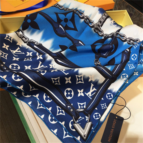 LV【3 Color】Silk Scarf Size: 90*90CM Optional Box