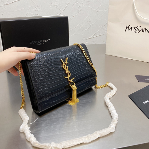 YSL Kate Tassel Bag Shoulder Bag 2 Style Cowhide Material Size: 22*15CM Top Quality With Box xyz21091702