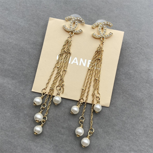 CHANEL Dangle & Chandelier Earrings Optional Box