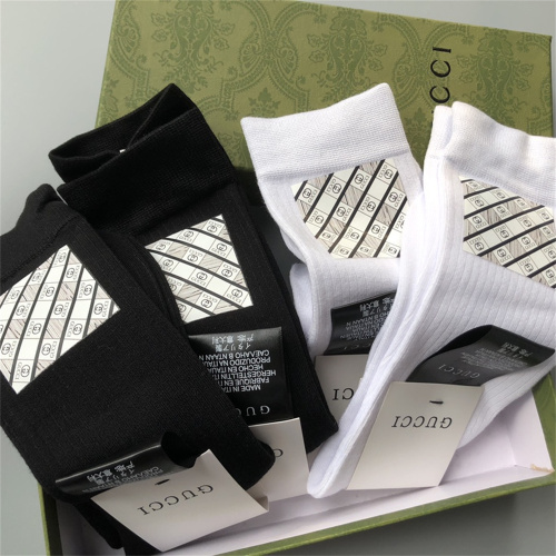 【4 Pairs Boxer】Gucci Socks