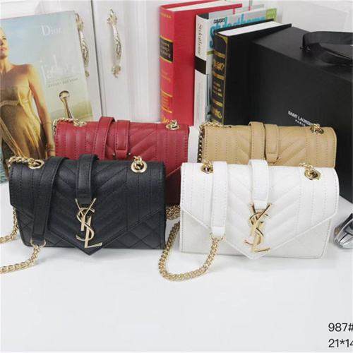 YSL Flap Crossbody Bag Size: 21*14*7CM Optional Box