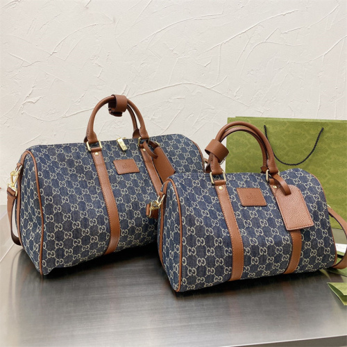GUCCI Denim Duffel Bags Top Quality No Box 2 Size xyz21092135