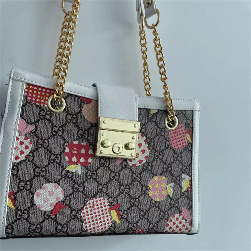 Small【PU】Gucci Shopping Bag Optional Gift Box Size:16.5×20×8CM