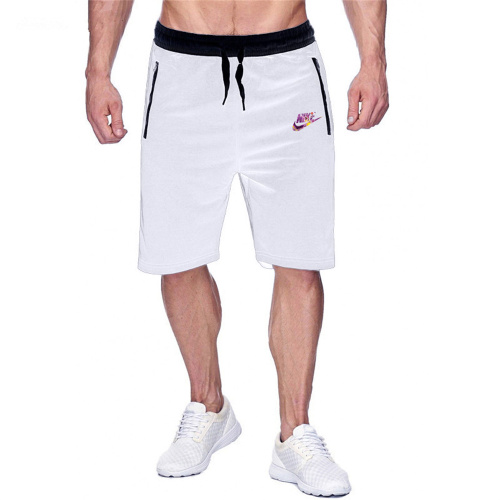 NIKE【5 Color】Pure Cotton Printed Zipper Shorts Asian Size M-2XL