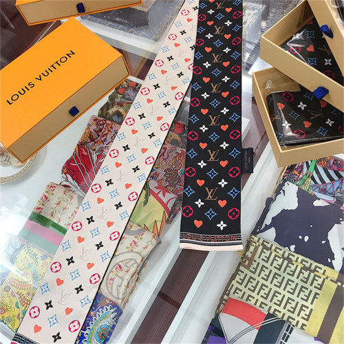 LV【1 Color】Ribbon Size: 7*120CM Optional Box