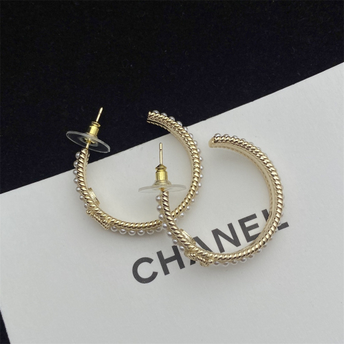 CHANEL Hoop & Huggie Earrings Optional Box
