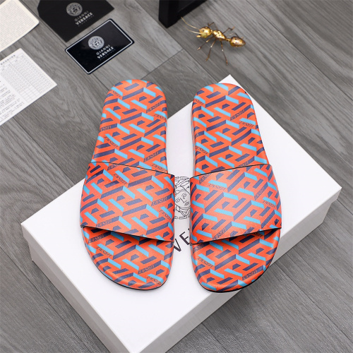 US 6-10 VERSACE Slip-On Slippers Top Quality With Box