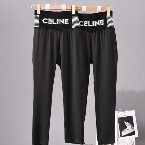 CELINE Yoga Pants Elastic Leggings Asian Size: S-2XL