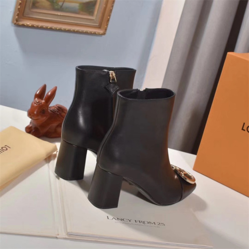 LV【1 Color】7.5CM High-Heel Boots Boots Size: 35-40 Top Quality With Box
