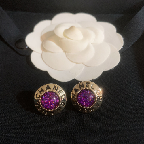 CHANEL Stud Earrings Optional Box