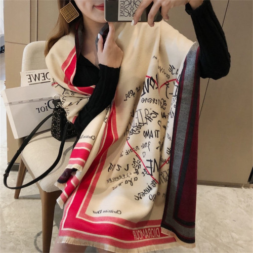 DIOR【1 Color】Scarves Size: 180*70CM High Quality Optional Box