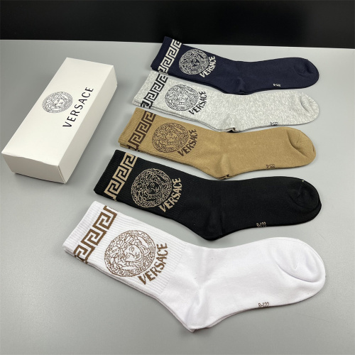 【5 Pairs Boxer】VERSACE Socks