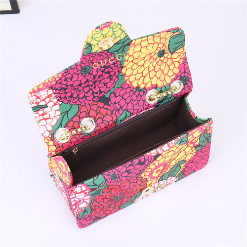 【21*13*9CM】GUCCI Flap Shoulder Bag Optional Gift Box