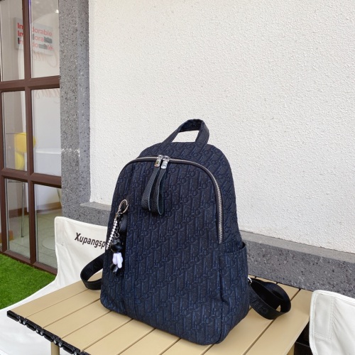 DIOR 2 Color Backpack Canvas Bag Size: 28*12*35CM Top Quality xyz21091731