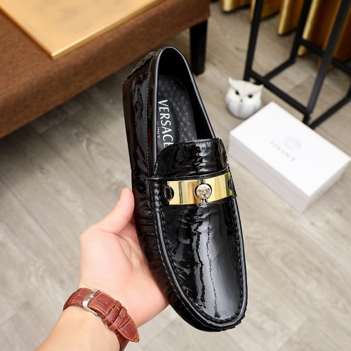 US【6-11】VERSACE【1 Colors】Moccasin Top Quality With Box