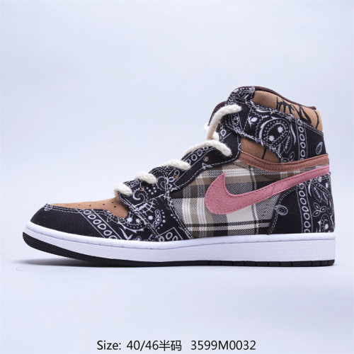 Travis Scott【AJ1】1 Color Air Jordan 1 High Size: 36-45 With Box