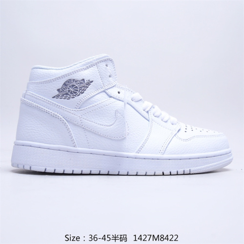 【AJ1】1 Color Air Jordan 1 Mid Size: 36-45 With Box