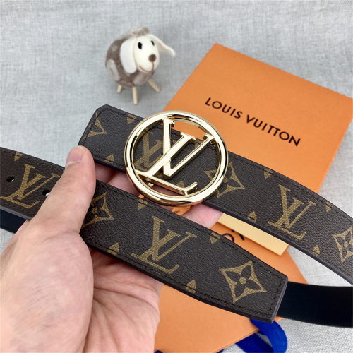 【3.4 CM】LV【4 Colors】Belt Optional Box High-Quality Cowhide Material