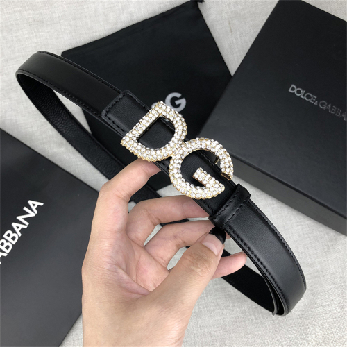 【2.4 CM】DG【2 Colors】Belt Optional Box High-Quality Cowhide Material