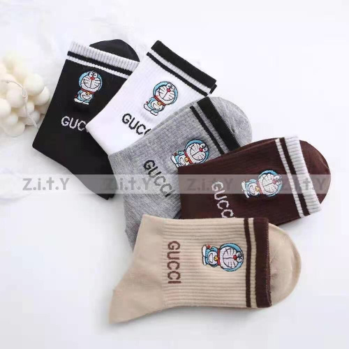 【5 Pairs Boxer】GUCCI Socks