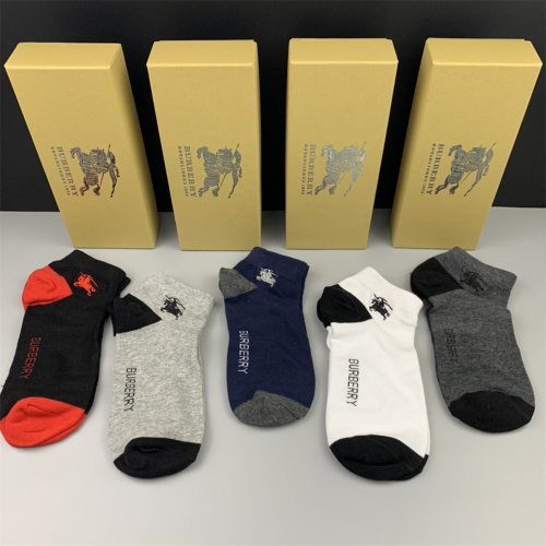 【5 Pairs Boxer】BURBERRY Socks