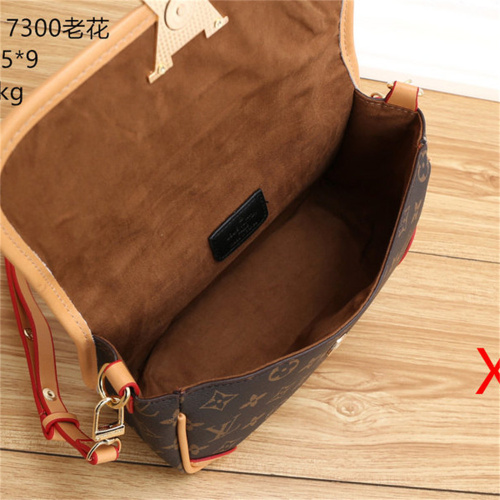 【25*15*9CM】LV Flap Crossbody Bag Optional Gift Box