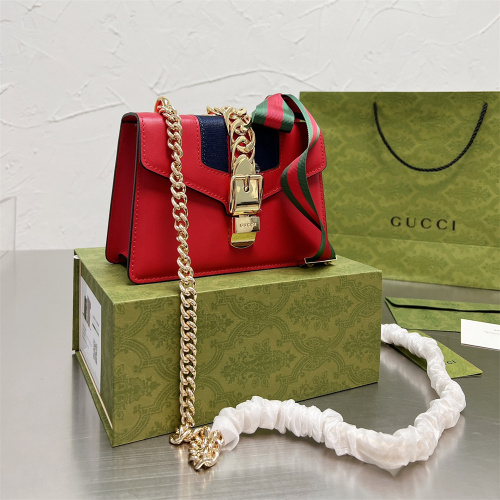GUCCI Sylvie Series Navy Bag Size: 20*14CM With Gift Box Top Quality
