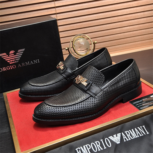 US【6-10】Armani【2 Colors】Loafers Top Quality With Box