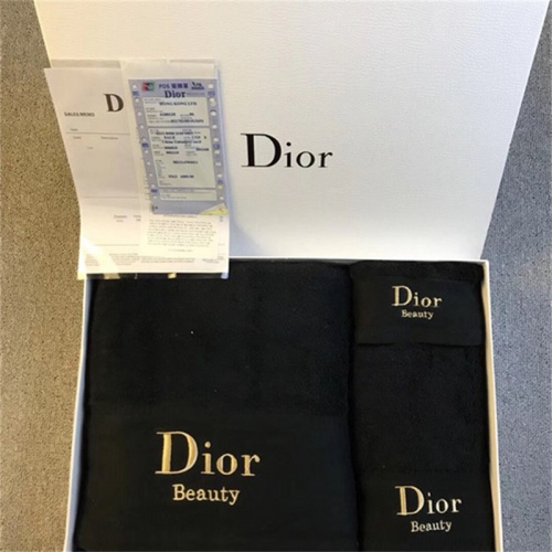 DIOR【6 Color】Bath Towel Set High Quality With Box