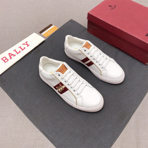 US【6-10】BALLY【3 Color】Flat Casual Shoes Top Quality With Box